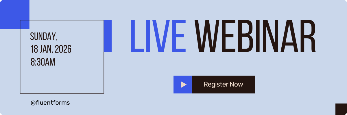 Live Webinar registration 
