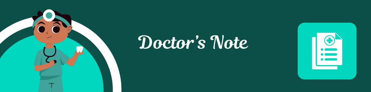 Doctor's Note Form Header