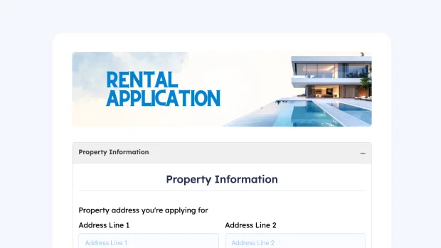 Rental application form template feature image