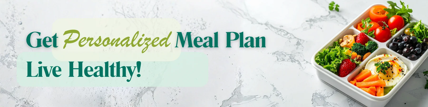 personalized meal plan request form cover image