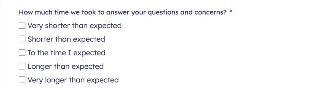 How responsive have we been to your questions or concerns?