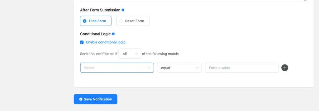Set up conditional logic and for conditional confirmation in Fluent Fomrs.
