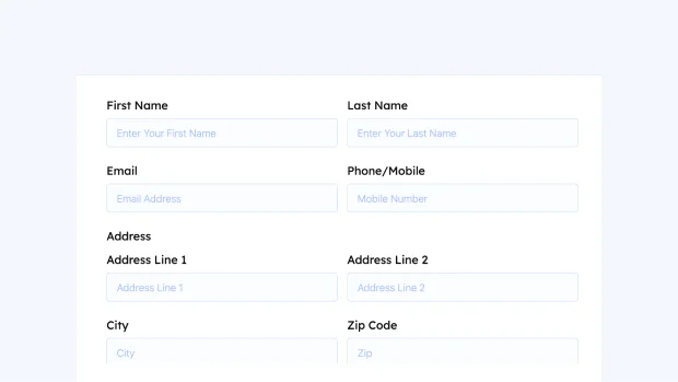 Work Order Form Template for WordPress