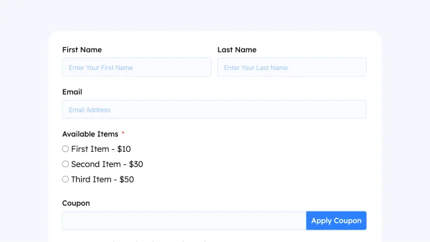 Flat Rate Discount Form