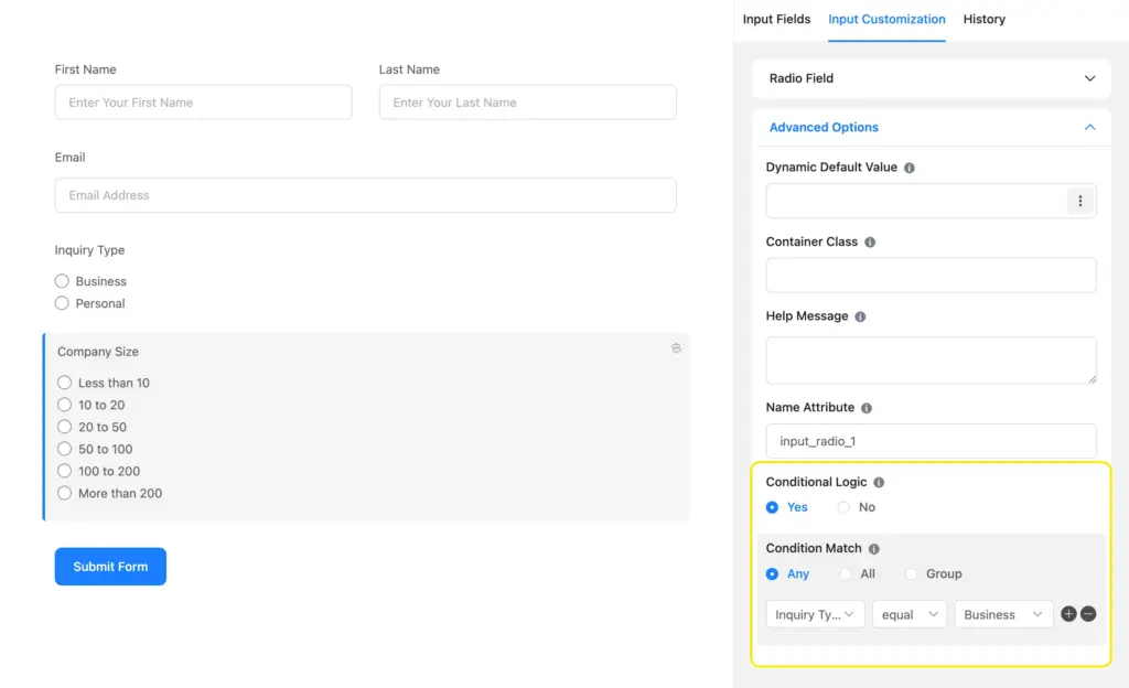 How to apply conditional logic to your forms in Fluent Forms