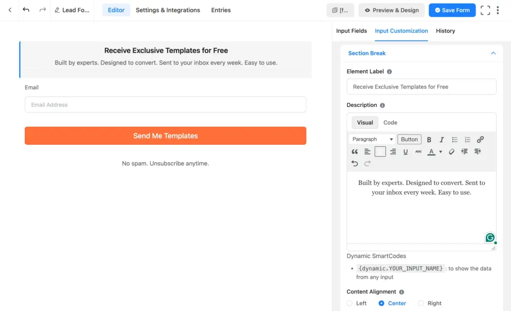 How to create a lead generation form in WordPress