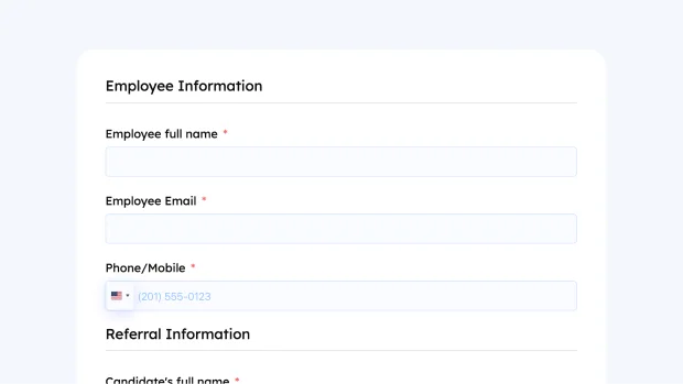 Employee Referral Form Template Thumbnail