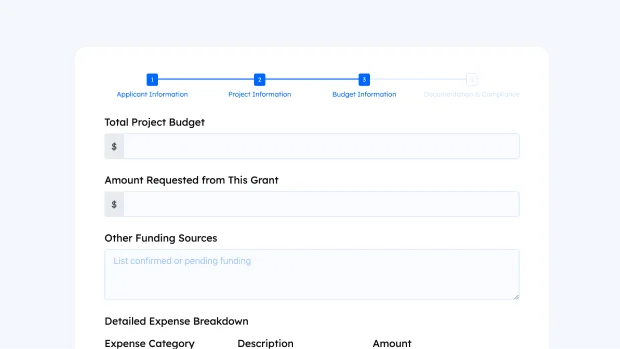 Grant Application Form thumb
