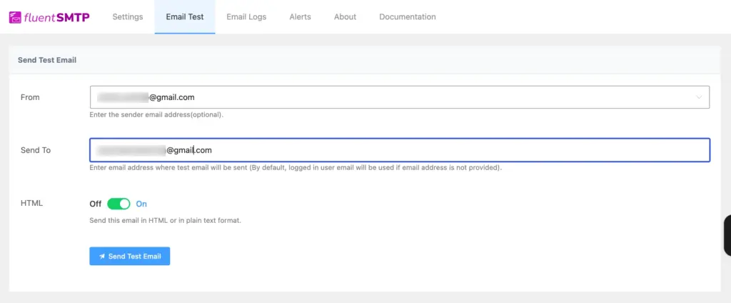 Send a Test Email