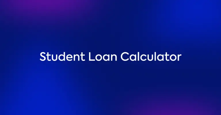 Student Loan Calculator Thumbnail Image