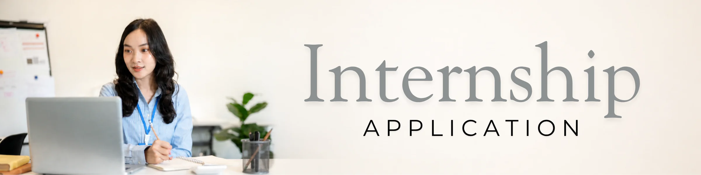 internship application form cover image