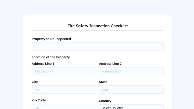 Fire Safety Inspection Checklist preview