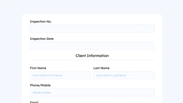 Roofing Inspection Form preview