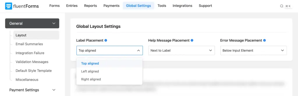 Top label placement is the most accessible option