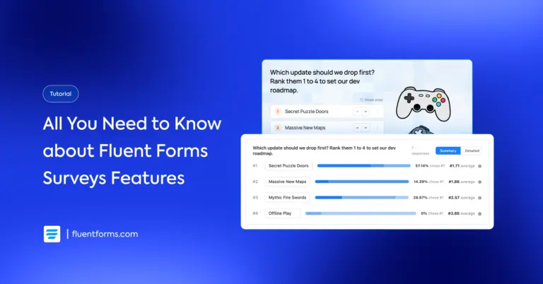 All You Need to Know about Fluent Forms Surveys Features