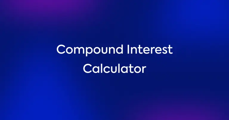 Compound interest calculator Thumb