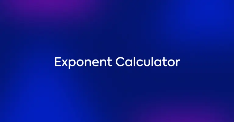 Exponent Calculator Thumb