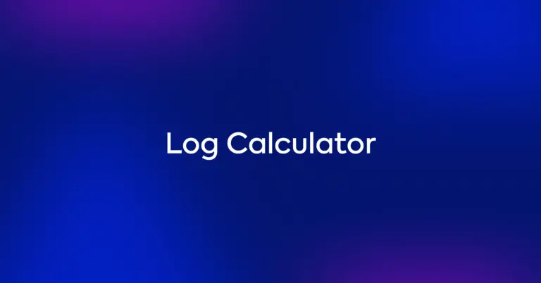 Log Calculator