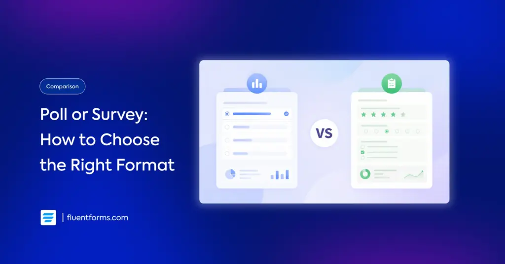 poll vs survey feature image