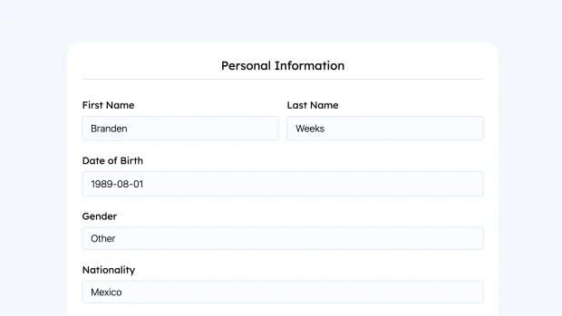 Account Opening Form thumb