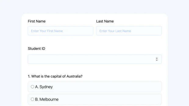 General Knowledge Quiz Template for WordPress