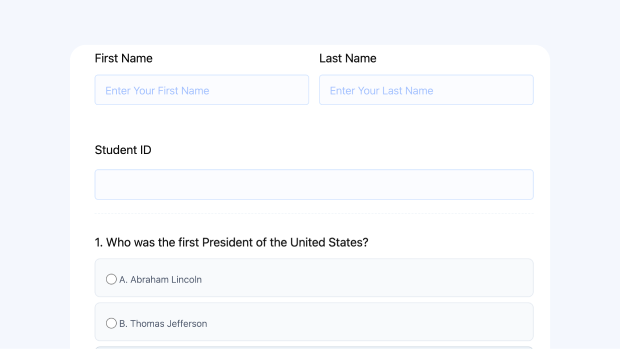 History Quiz Template for WordPress