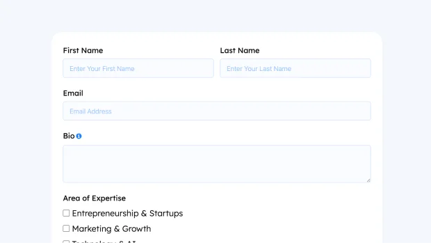 podcast guest application