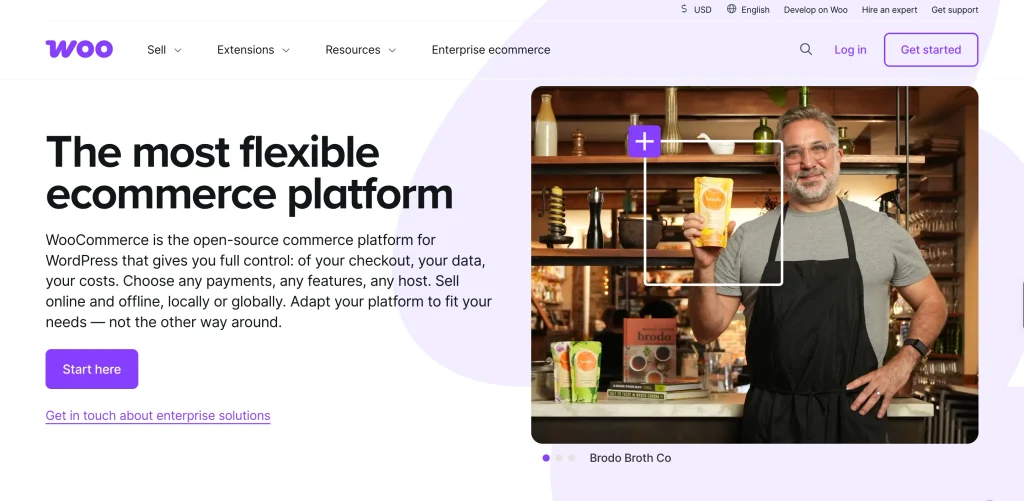woocommerce homepage