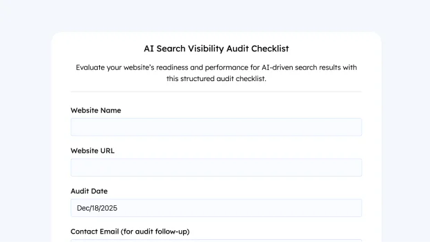 AI Search Visibility Audit Checklist thumb