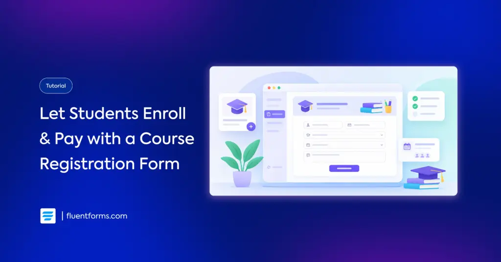 Course Registration Form for WordPress tutorial featured image