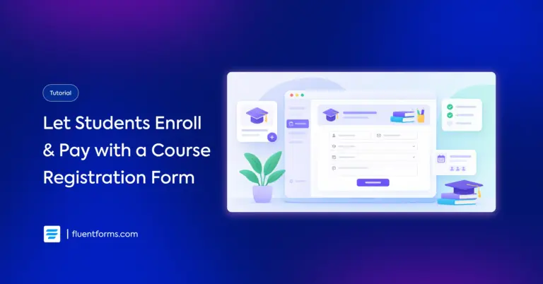 Course Registration Form for WordPress tutorial featured image