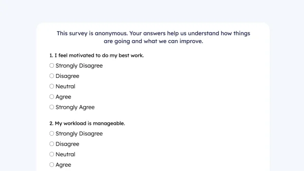 Employee Pulse Survey
